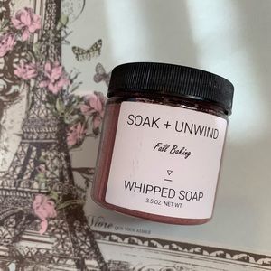 Soak + Unwind Fall Baking Whipped Soap